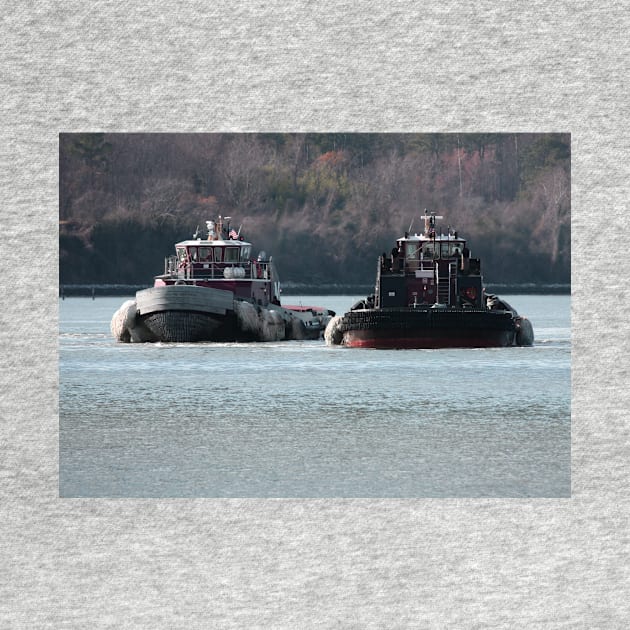 Two Tugs on the York River by tgass